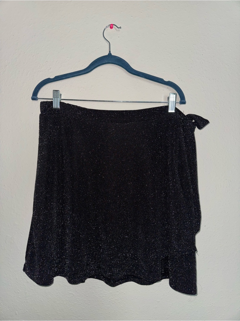 SO Black Sparkle Skater Skirt